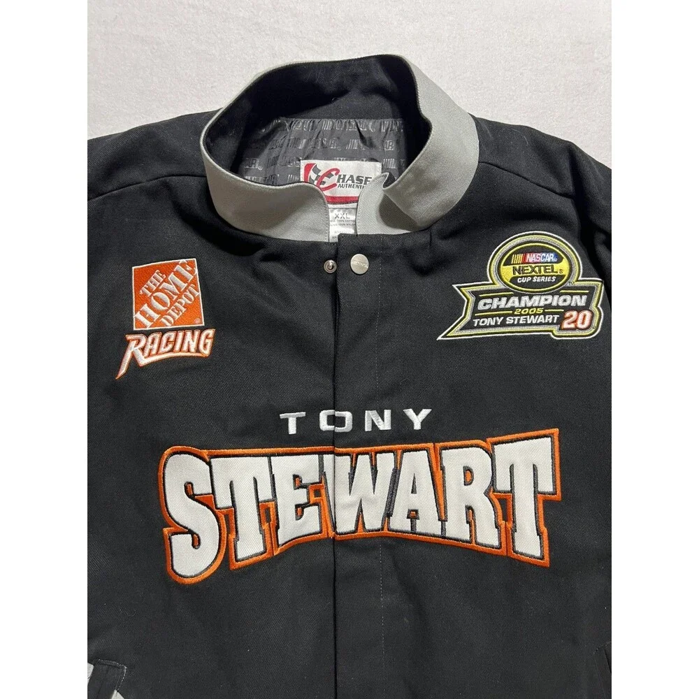 Chase Authentics Size XXL 2005 Tony Stewart 20 NASCAR Racing Jacket 100% Cotton